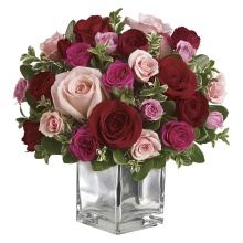 Love Medley Bouquet with Red Roses