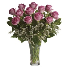 Make Me Blush - Dozen Long Stemmed Pink Roses