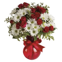 Red, White And You Bouquet