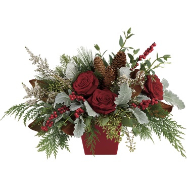 Winter Blooms Centerpiece