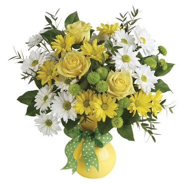 Daisies And Dots Bouquet