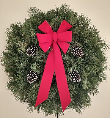 24\" Fresh Handmade Wreath