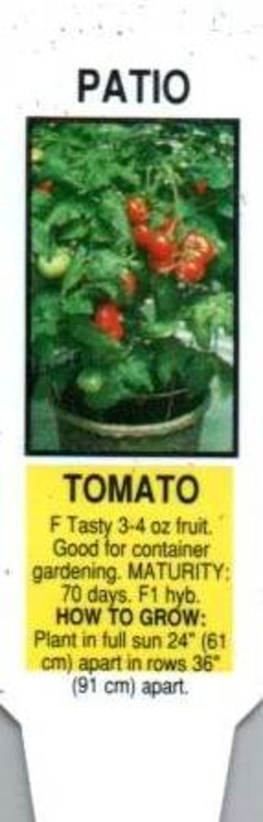 Tomato \'Patio Tomato\' 3 Gallon Pot with Cage